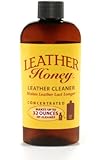 Leather Cleaner by Leather Honey: The Best Leather Cleaner for Vinyl and Leather Apparel, Furniture, Auto Interior, Shoes and Accessories. Concentrated Formula Makes 32 Ounces When Diluted!