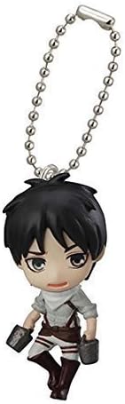 Bandai Attack On Titan Figure Swing Keychain Part 2~Eren yeager by Shogakukkan