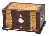 The Solana Rosewood 100 Cigar Humidor