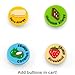 Kids Rubber Medical Bracelet for Allergy Buttons 5 Inch