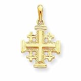 14k Jerusalem Cross Pendant