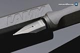 Lamy Safari Charcoal Fountain Pen - Charcoal, Fine Nib L17F
