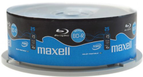 Maxell BD-R Blu-ray Disc 4x 25GB (25er Pack) Preisvergleich