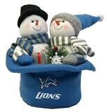 Detroit Lions Snowmen Top Hat Show Off Your Holiday And Team Spirit