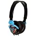iHip DCF2400JL Classic Justice League Hi-Fi Noise Reducing, Folding Headphones Black/Blue