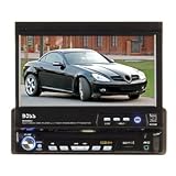 Boss Audio BV9980RDS 7-Inch In-Dash DVD Receiver with Motorized Flip Out Widescreen/Touchscreen Monitor