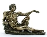 * Sale * - Michelangelo Creation of Man Statue Male Nude