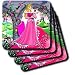 Beautiful Princess - Set Of 8 Ceramic Tile Coasters