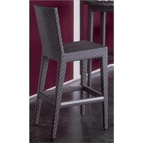 Hospitality Rattan 903-6186-BLK Soho Patio Barstool