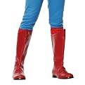 Adults' Shazam Costume Boots - Red