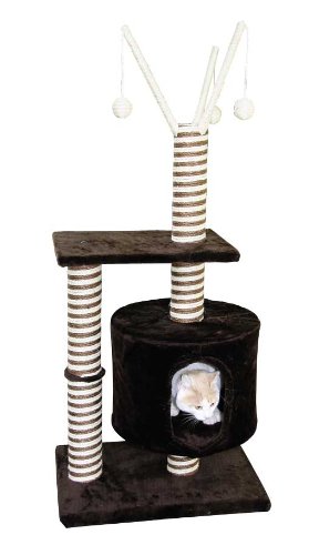 Kerbl Kratzbaum TONGA, dunkelbraun 55 x 39 x 122 cm Preisvergleich