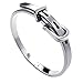 KONOV Womens Stainless Steel Bangle Cuff Bracelet, Color Silver