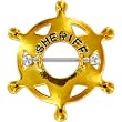 Yellow SHERIFF BADGE Nipple Shield