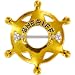 Yellow Sheriff Badge Nipple Shield
