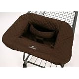 Balboa Baby Shopping Cart Cover In Signature Brown by Balboa Baby