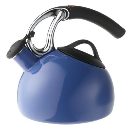 OXO Uplift Tea Kettle Blue Enamel Teakettles Kitchen