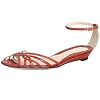 ALL BLACK Women's Love Knot Ankle Strap Sandal