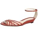ALL BLACK Women's New Fish Ballet Flat,Red,40 EU (US Women's 10 M)