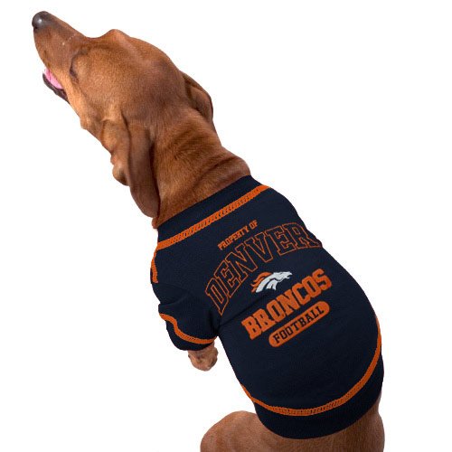 Pets First NFL Denver Broncos T-Shirt, Small