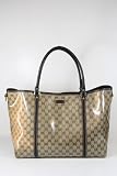 Big Save gucci handbags-Gucci Handbags Large Beige Crystal (Coating) and Brown Leather 265696  Free Shipping