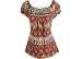 Apparel : Misses Bay Studio Career Floral Stripe Top