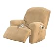 Stretch Pique Recliner Slipcover - Antique Gold