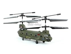 Syma 16.5CM S026G 3.5Ch 3 Channel Mini Chinook RC Helicopter Gyro Small Toy Gift Army-green