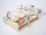 Baby : Cloud B Satin Trim Spill Cloth Set