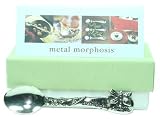 Metal Morphosis Pewter Baby Spoon "Butterfly Kisses" 4.5"