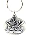 Pewter MLB Team Design Key Ring - Chicago White Sox