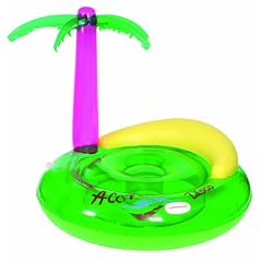 Friedola Matratzen Badeinsel Aloha Disco, gr�n, ca 173 x 152 cm