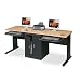 Dual User Ergonomic Computer Workstation