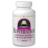 Resveratrol 8% Std Ext 40mg from Hu Zhang Ext 120 Capsules - By Source Naturals