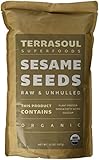 Raw Organic Sesame Seeds (Unhulled), 2-pounds