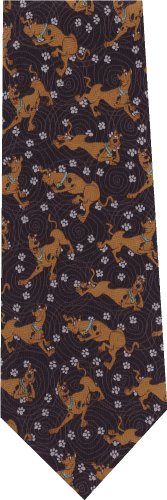 Scooby Doo Paw Prints New Novelty Tie