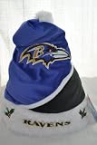 Baltimore Ravens plush holly NFL Swoop Team logo Santa Hat