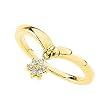 14K Yellow Gold Diamond Promise Ring - 0.07 Ct.