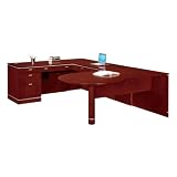 Belvedere Desert Cherry Left Bridge Peninsula UDesk Sunset Cherry Finish