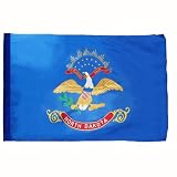 6 x 10 Feet South Dakota Nylon - indoor State Flags Made in US.