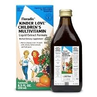 Flora - Kinder Love Children's Multivitamin, 17 fl oz