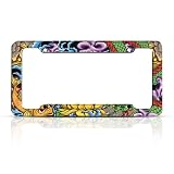 Koi Tattoo Art License Plate Frame