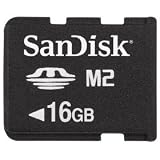 16GB SANDISK M2 MEMORY STICK MICRO BULK PACK INCLUDES SANDISK M2 CARD READER