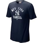 New York Yankees Navy Blue Slidepiece Tri-Blend T-Shirt by Nike