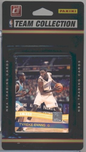 2010 / 2011 Donruss Basketball SACRAMENTO KINGS Team Set - 10 Cards Including Tyreke Evans, Carl Landry, Francisco Garcia, Omri Casspi, and DeMarcus Cousins Rated Rookie!!