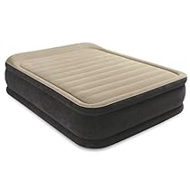 Intex Premium Comfort Airbed Kit with Dura-Beam Technology, Queen, Bed Height 18"