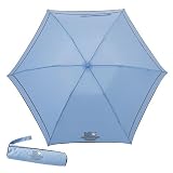 TOMAオリジナル 反射テープ付軽量コンパクト傘 ブルー