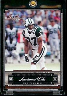 2007 Playoff Prestige Football Card #101 Laveranues Coles - New York Jets - Mint Condition - Shipped In Protective ScrewDown Case!