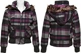 DOLLHOUSE Plaid Wool Blend [6743E] Amethyst/Charcoal