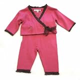 Jean Bourget - Rose Cashmere balleria layette outfit (size 18M)