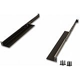 NavePoint Adjustable Rack Mount Server Shelf Shelves Rail Rails 1U